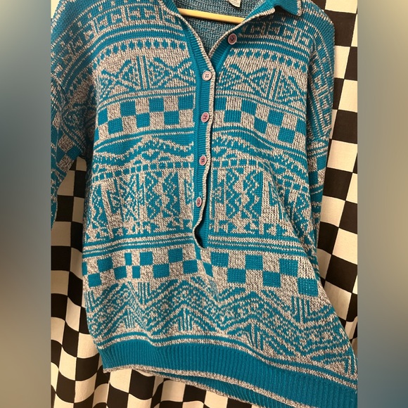 Vintage Acrylic Sweater A Benedetto Pullover - Picture 6 of 9